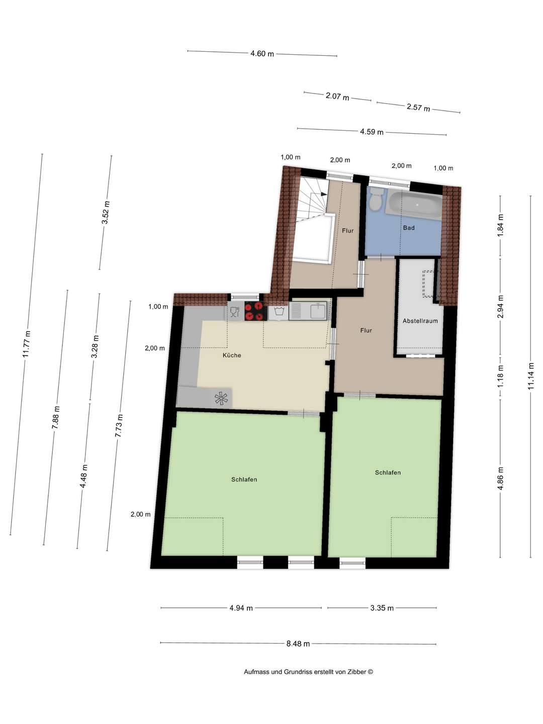 Grundriss Dachgeschoss